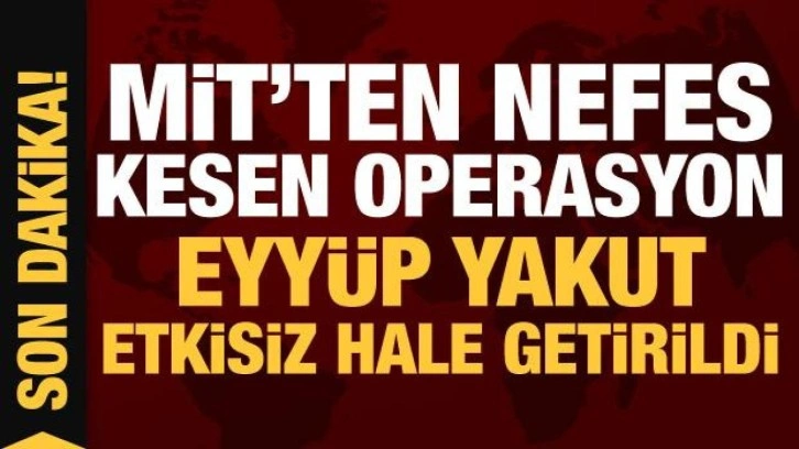 MİT'ten PKK/YPG'nin sözde yöneticisine nokta operasyon!