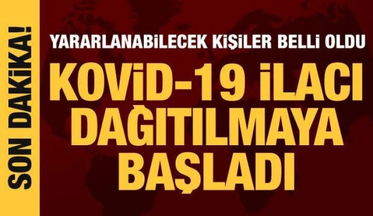 Molnupiravir 65 yaş ve üstü vatandaşlara dağıtılmaya başladı