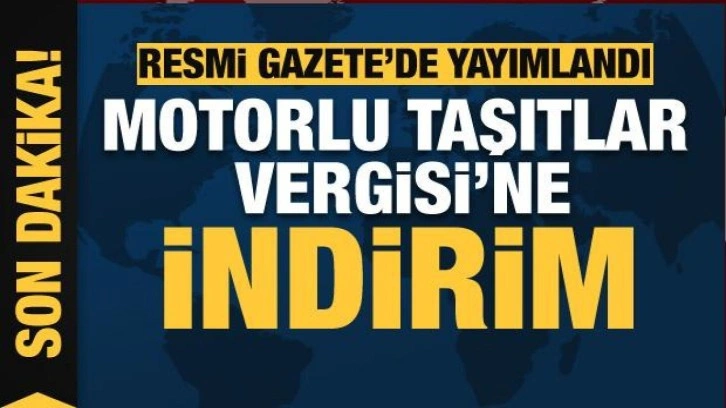 Motorlu Taşıtlar Vergisi (MTV) yüzde 61,5 olarak belirlendi