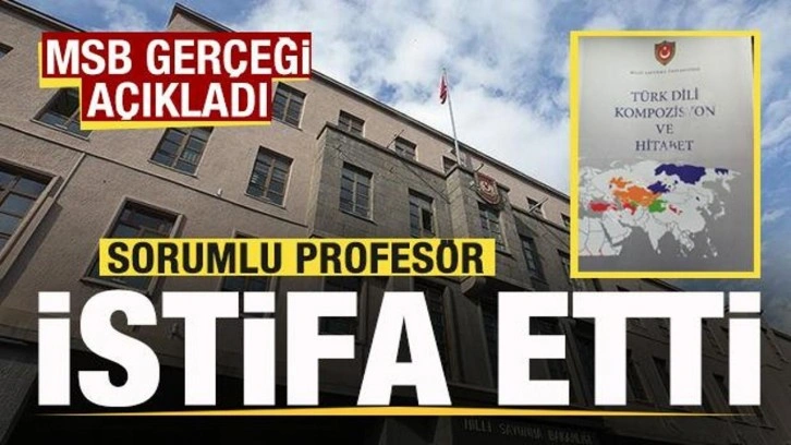 MSB'den kitap duyurusu! Gerçeği açıkladı! Sorumlu profesör istifa etti