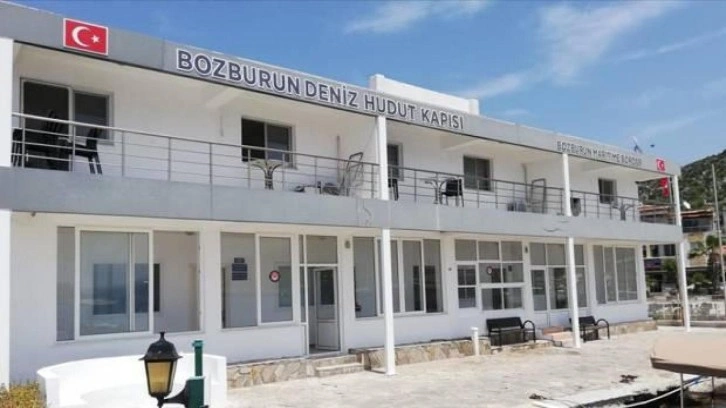 Muğla'da iki yıldır kapalı olan Bozburun Deniz Hudut Kapısı açıldı