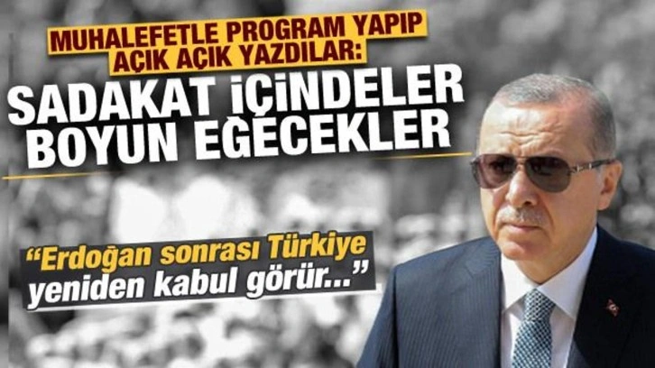 Muhalefetle program yapıp açık açık yazdılar: Erdoğan sonrası Türkiye, yeniden kabul görür