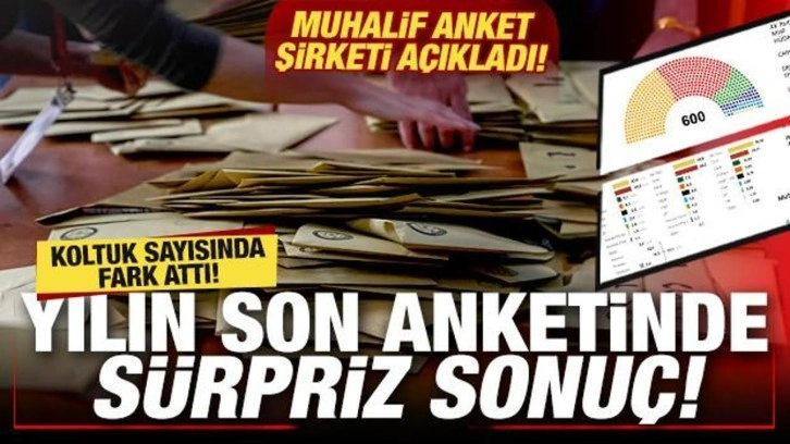 Muhalif anket şirketin son anketinde sürpriz sonuç! Koltuk sayısında fark attı