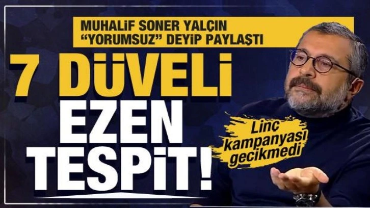 Muhalif Soner Yalçın 