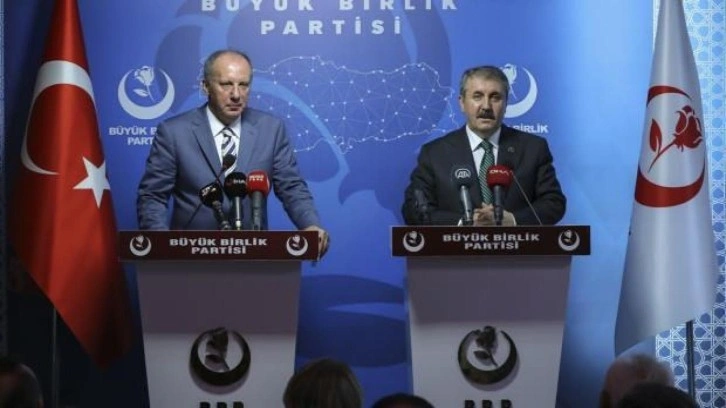 Muharrem İnce ve Mustafa Destici'den sürpriz görüşme!