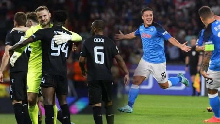 Napoli ve Club Brugge son 16 turunu garantiledi!