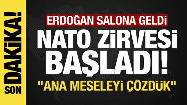 NATO Liderler Zirvesi başladı: Ana meseleyi çözdük