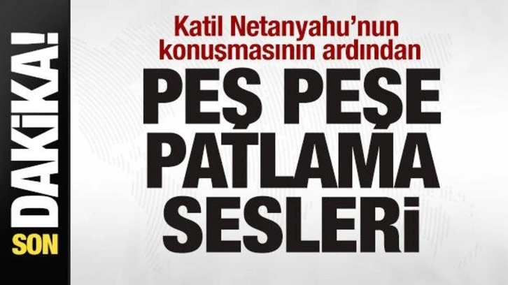 Netanyahu’nun konuşmasının ardından Beyrut’ta peş peşe patlama sesleri