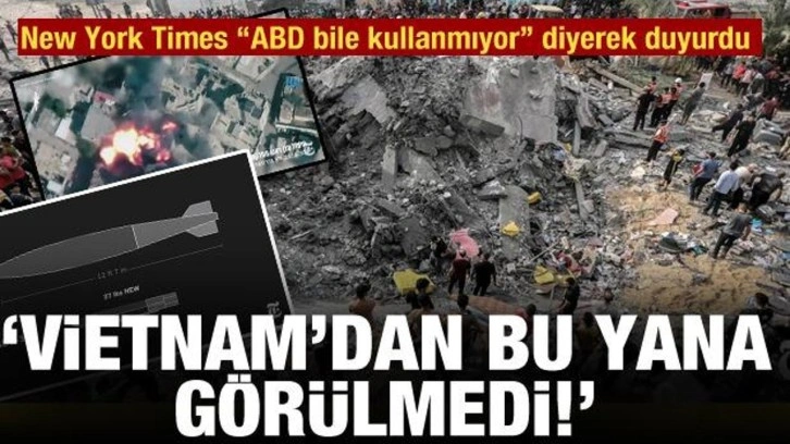 New York Times: Gazze'de "en büyük ve en yıkıcı" bombalar kullanıldı