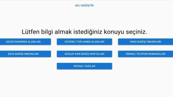 ODTÜ'lü öğrenciler, depremzedeler ve bağışçılar için arayüz geliştirdi