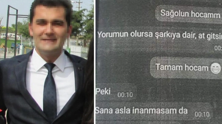 Öğretmenden 16 yaşındaki kız öğrenciye taciz! Mesajlar ifşa olunca tutuklandı