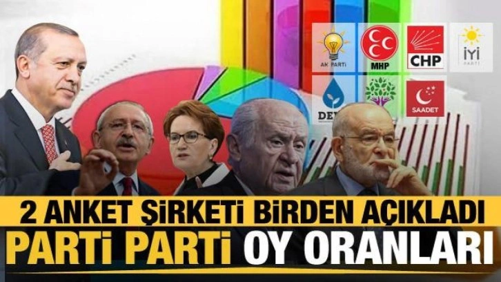 Optimar ve Areda Survey son seçim anketlerini açıkladı... İşte parti parti oy oranları