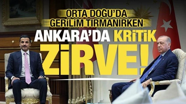 Orta Doğu'da gerilim artarken Ankara'da kritik zirve! Erdoğan ile Al Sani görüştü