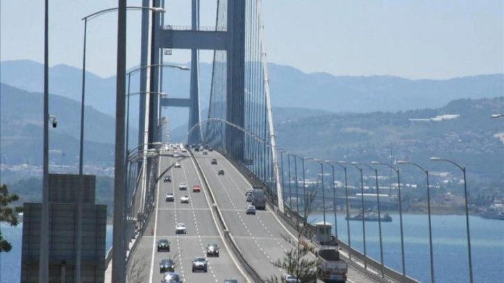 Osmangazi Köprüsü'nde yılın ilk yarısında 