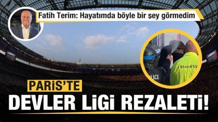 Paris'te Devler Ligi rezaleti! Fatih Terim'den çok konuşulan Türkiye yorumu