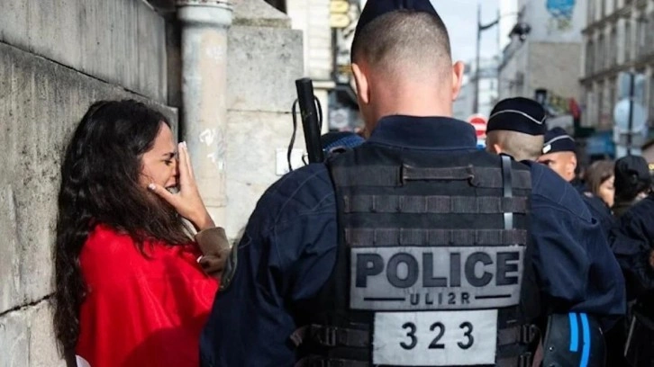 Paris’te Filistin yürüyüşüne polisten sert müdahale!