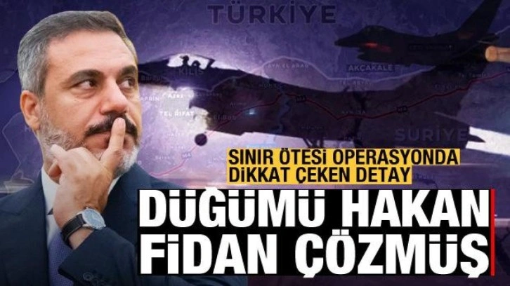 Pençe Kılıç Harekatı'nda dikkat çeken Hakan Fidan detayı