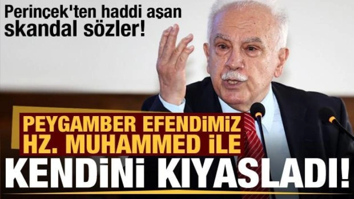 Perinçek'ten haddi aşan skandal sözler! Peygamberimiz Hz. Muhammed ile kendini kıyasladı