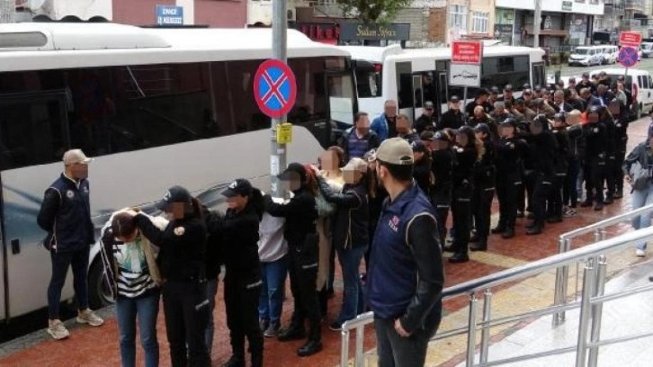 'PKK cezaevi dış koordinasyon yapılanması'na operasyonda 32 şüpheli adliyede