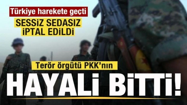 PKK’nın Suriye’de hayali bitti! Türkiye tepkisini koydu sessiz sedasız iptal edildi