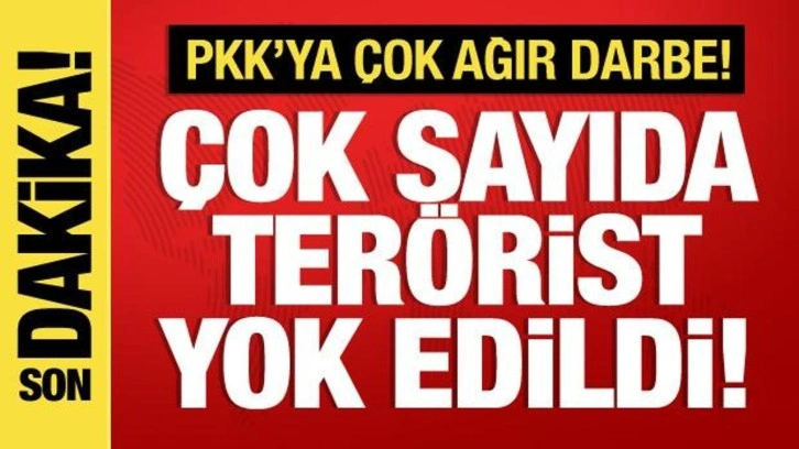 PKK'ya çok ağır darbe! 19 terörist etkisiz