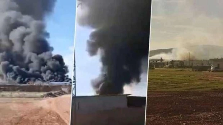 PKK'nın terör ağına beton desteği veren Lafarge'ın Suriye'deki tesisine SİHA operasyo