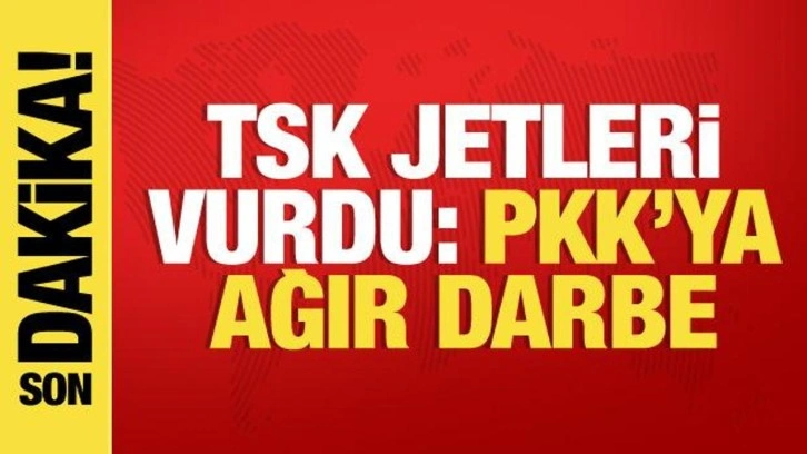 PKK'ya hava harekatı: 6 terörist etkisiz