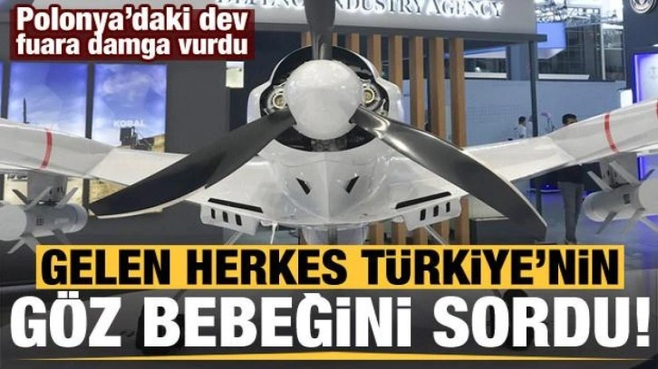 Polonya'daki dev fuarda giden gelen Türkiye'nin göz bebeğini inceledi!