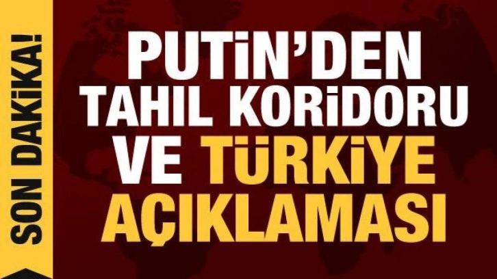 Putin'den tahıl koridoru açıklaması: Şartlarını açıkladı