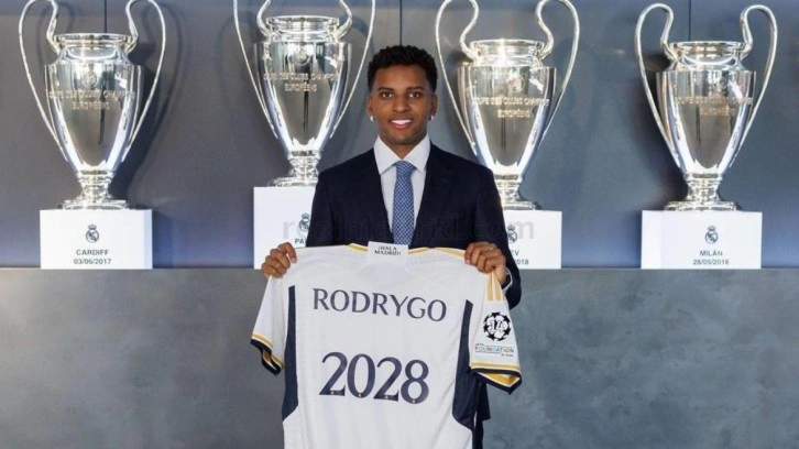 Real Madrid, Rodrygo'nun sözleşmesini uzattı