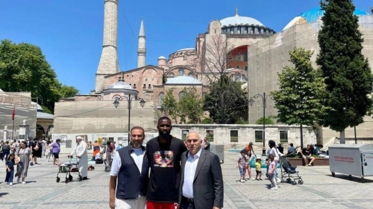 Real Madridli yıldız Rüdiger, Ayasofya'yı ziyaret etti