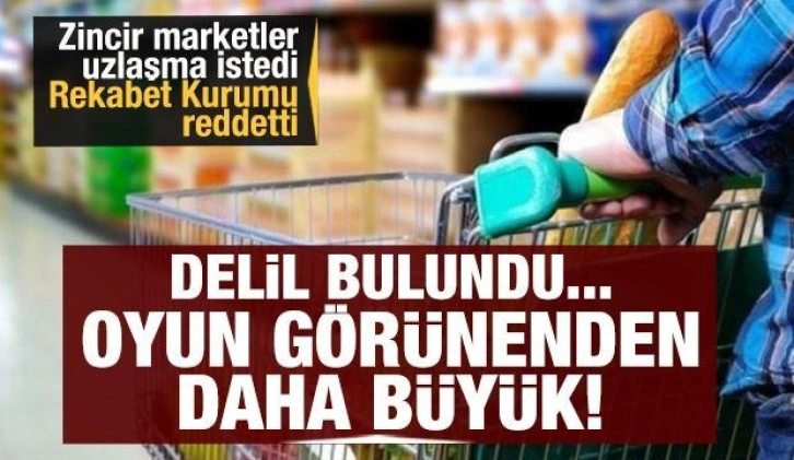 Rekabet Kurumu'ndan zincir marketlerin uzlaşma taleplerine ret!