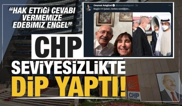 Rezil paylaşım! CHP'li Onursal Adıgüzel 