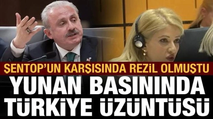 Rum Meclis Başkanı, Şentop'un karşısında rezil olmuştu, Yunan basını isyan etti