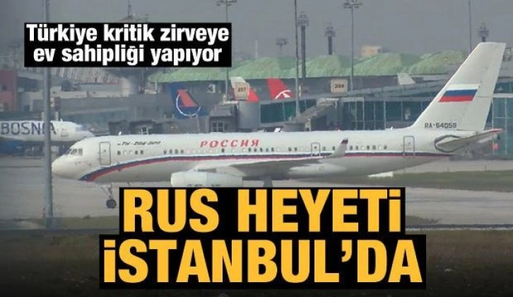 Rus heyetinden sonra Ukrayna heyeti de İstanbul'da