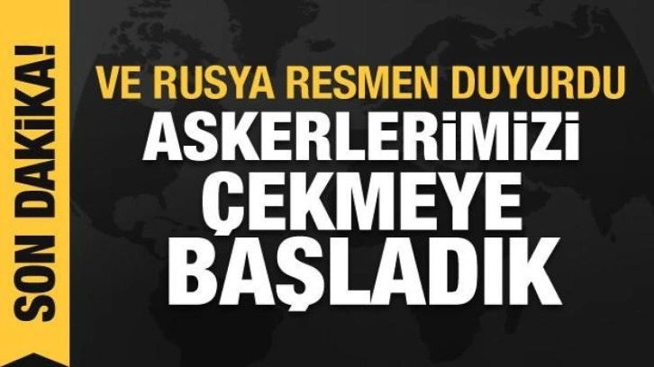 Rus ordusu, Herson'dan kısmi çekilmeyi başlattı