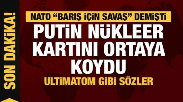 Rusya Devlet Başkanı Putin'den Nükleer savaş tehdidi açıklaması