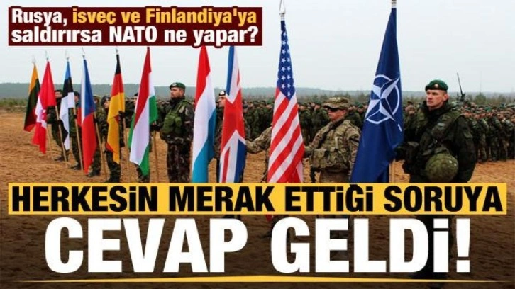 Rusya, İsveç ve Finlandiya'ya saldırırsa NATO ne yapar? Merak edilen soruya cevap geldi