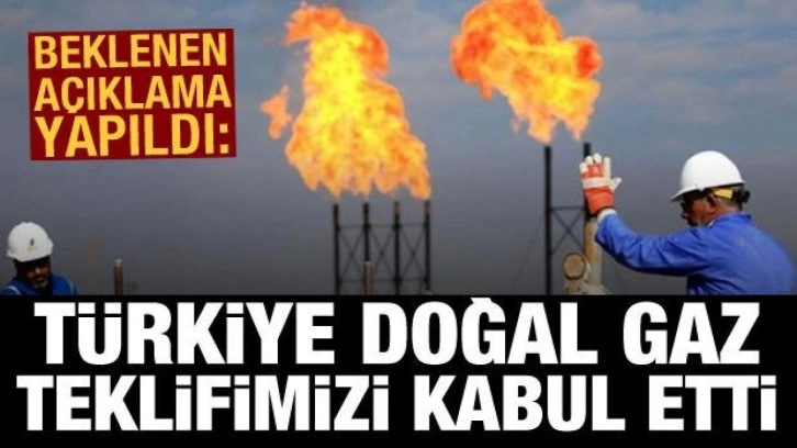 Rusya: Türkiye doğal gaz teklifimize olumlu yanıt verdi