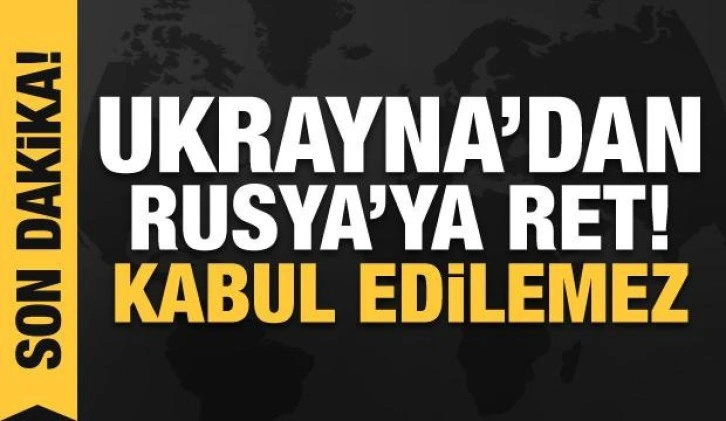 Rusya'nın Ukrayna işgali 26. gününde: Rusya'nın çağrısına Ukrayna'dan ret