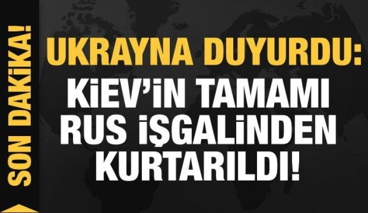 Rusya'nın Ukrayna işgali 38. gününde: Kiev'in tamamı Rus işgalinden kurtarıldı