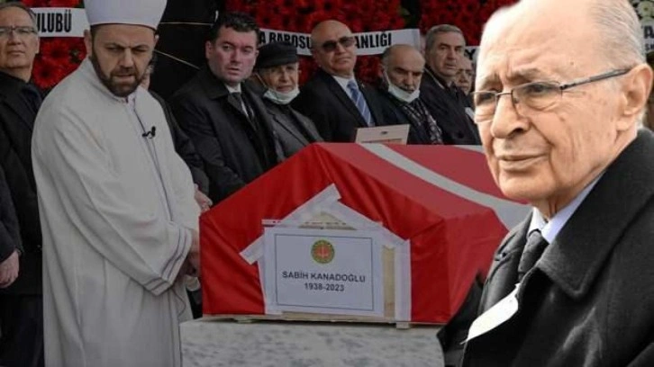 Sabih Kanadoğlu'nun cenazesine manidar katılım... Ahmet Necdet Sezer de törende