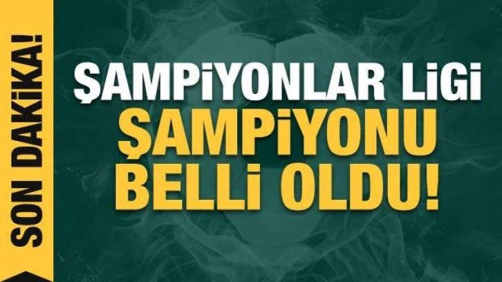 Şampiyonlar Ligi şampiyonu Real Madrid!