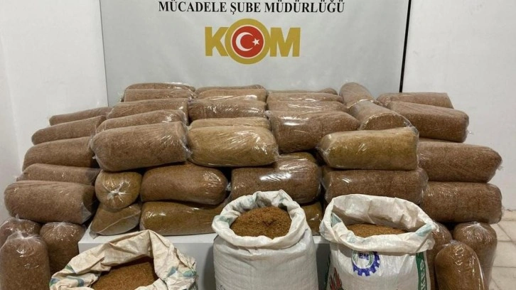 Samsun'da 435 kilogram kaçak tütün ele geçirildi