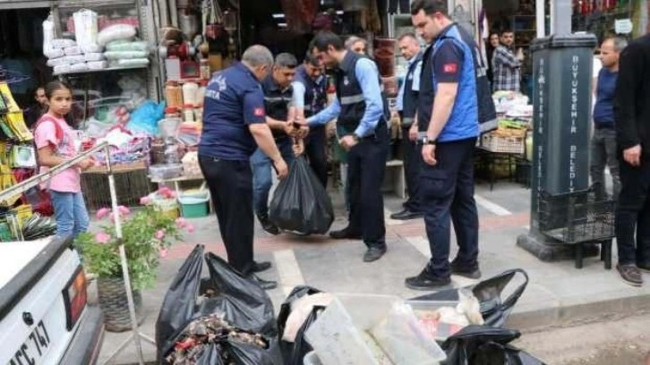 Şanlıurfa’da 4 bin ürün ve yarım ton yiyecek imha edildi