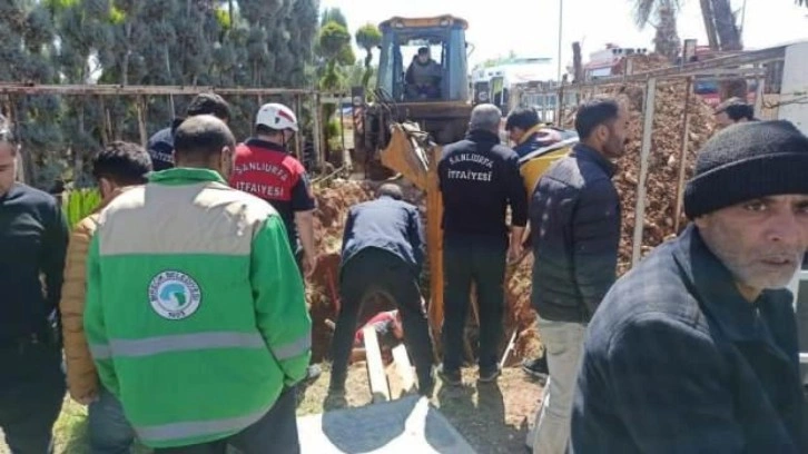 Şanlıurfa’da göçük altında kalan 4 işçi kurtarıldı