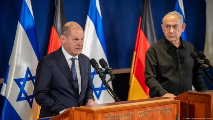 Scholz: İsrail'e silah desteği devam edecek