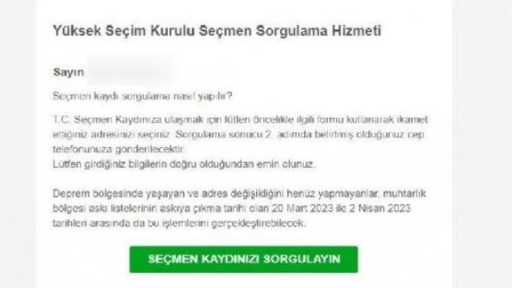 Seçim dolandırıcıları türedi! Seçmenlere tuzak kuruluyor