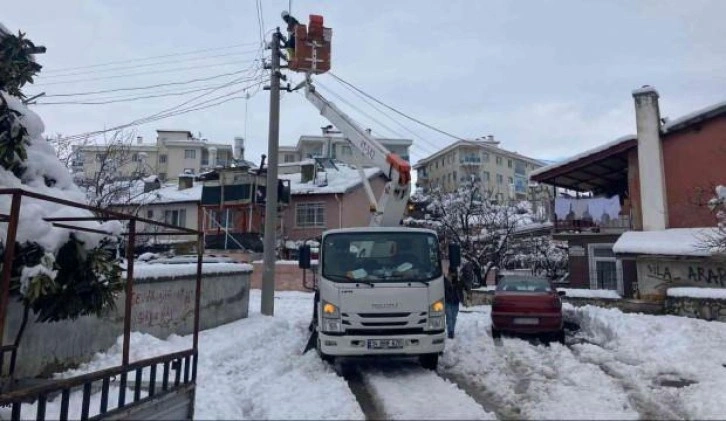 Şehirde sıkıntı çözüldü! Abonelerin yüzde 95'ine enerji sağlandı