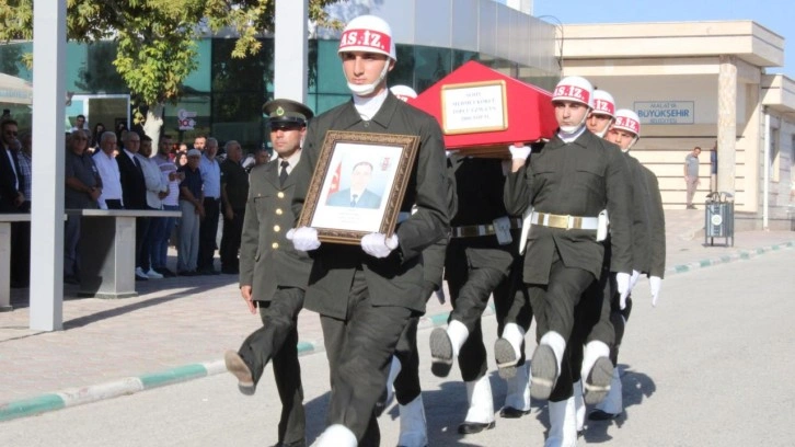 Şehit uzman çavuş, Malatya'da son yolculuğuna uğurlandı